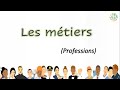 Learn French Les Métiers Professions Jobs In French Basic French Vocabulary For Kids