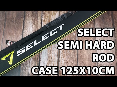 Жорсткий чохол для вудилищ Select Semi Hard Rod Case 125x10cm, колір:чорний
