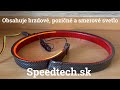 LED pásik 12V - červený / carbon (120cm) - Video Youtube