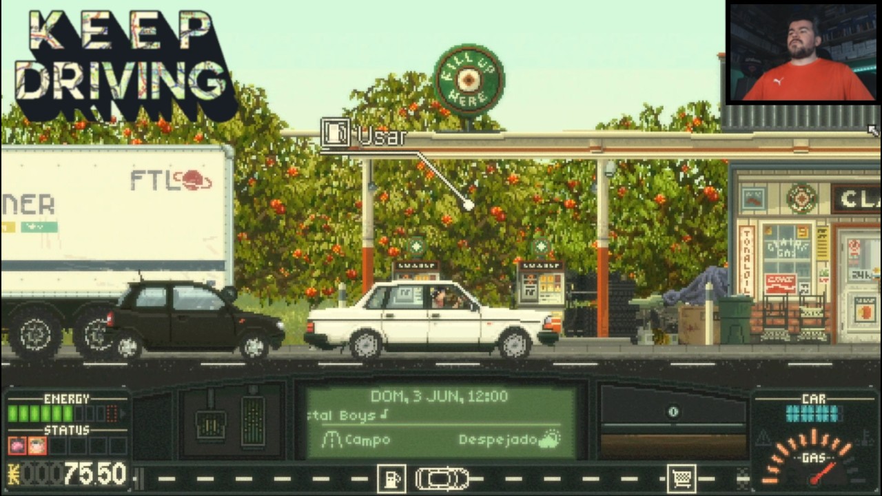 KEEP DRIVING, un juego de rol y aventuras EN LA CARRETERA 🚘 Gameplay en Español (PC Steam)