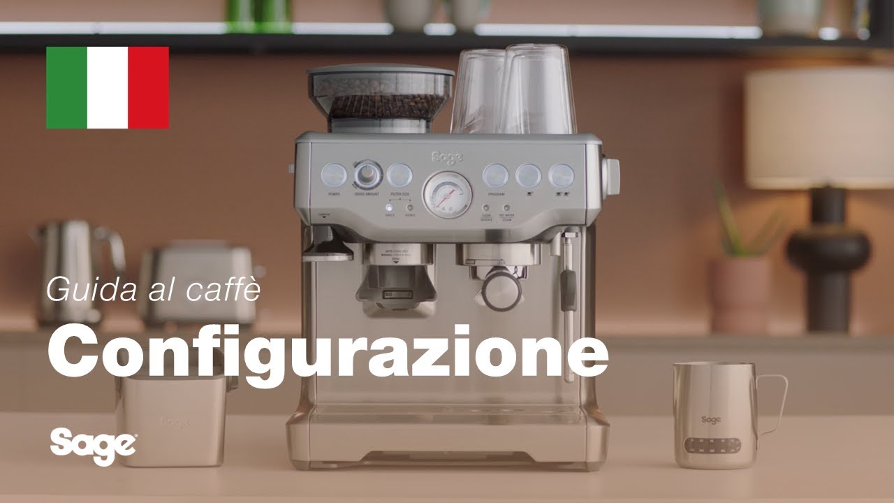 Configurazione della macchina per caffè