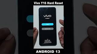 How To Vivo Y16 Hard Reset & Factory Reset | How To Hard Reset Of Vivo Phone 2023