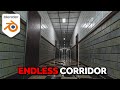 How To Make An ENDLESS Corridor In Blender Tutorial