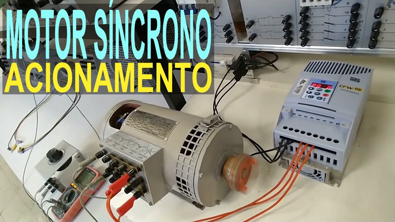 Partida direta e com Inversor de frequência do Motor Síncrono com Enrolamentos compensadores #25b