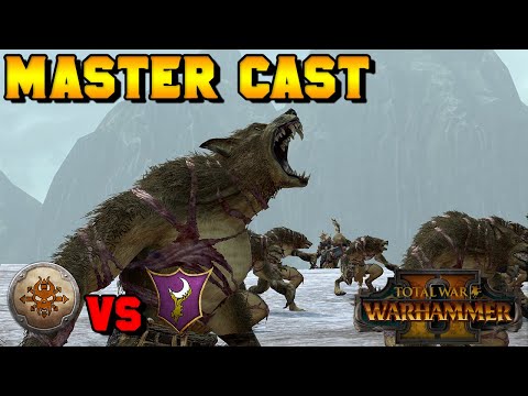 Master Cast: ItalianSpartacus (Norsca) vs. Dahvplays (Dark Elves) | Total War: Warhammer 2