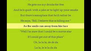 Billy Joel with the piano man (music with lyrics)