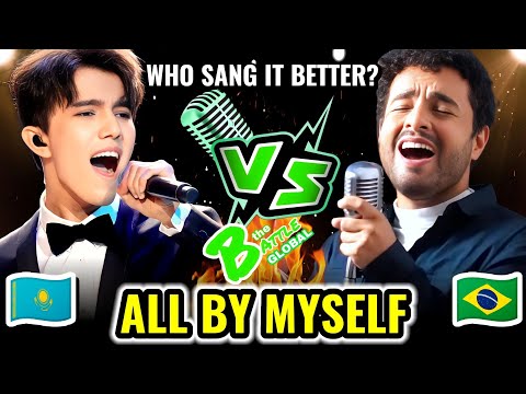 ALL BY MYSELF -  Dimash Kudaibergen 🇰🇿 VS.  Gabriel Henrique 🇧🇷 | Who sang it better?