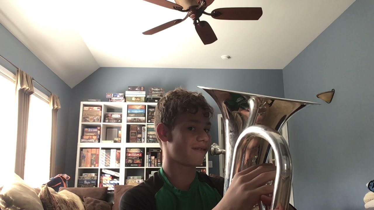5 BASIC NOTES ON THE EUPHONIUM! (Music Lessons Part 1)