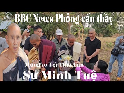 Đài BBC News phỏng vấn Sư Minh Tuệ — Phật tử xếp hàng đảnh lễ | Mùng 10 Tết Thái Lan
