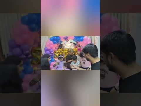 Shivali - Main Cake cutting - 6th b'day party at The Food Affair - Mumbai