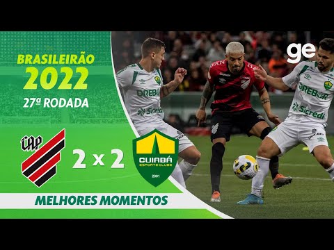 Gols e lances de Athletico Paranaense x Cuiabá