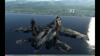 DCS World Su-27 Flanker Cobra Landing