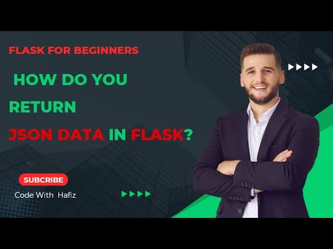 How do you return JSON  data in Flask ? | Flask for beginners | Code With Hafiz