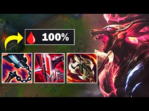 You can now build EVERY SINGLE LIFE STEAL ITEM in the game so I tried 100% Lifesteal Nasus..