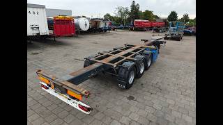 D-Tec FT-43-03V Multi - All Connections - GenSet - LiftAxle - SAF Drum container chassis semi-trailer | Image 4 - Autoline