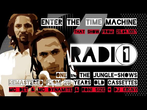 RADIO ONE - ONE IN THE JUNGLE #41 [ MC DYNAMITE & RONI SIZE B2B KRUST - 25//04//1997 ] jungle show