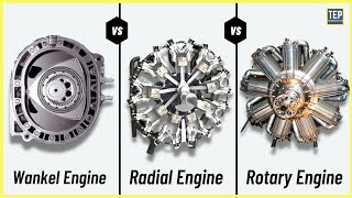 Wankel vs Radial vs Rotary | Its Parts, Working & Applications | Explained