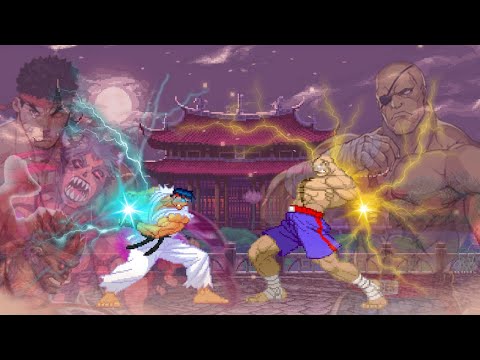 Ryu vs Sagat | All Transformation | Street Fighter Epic Rival Battle