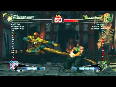 SSF4 AE (Yang) CAT5 EYE vs YHCmochi (Dhalsim)
