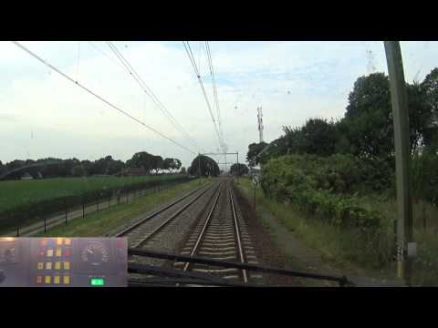 A train driver's view: Sittard - Amsterdam CS, VIRM, 27-Jun-2017.