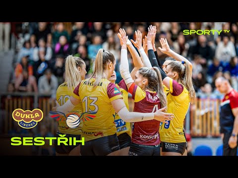 VK Dukla Liberec vs. TJ Sokol Frýdek-Místek 3:0 | DATART Extraliga ženy | 3. čtvrtfinále | SESTŘIH