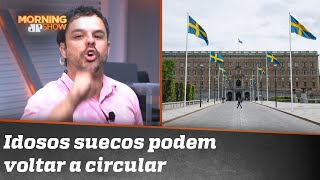 Paulo Mathias se recusa a falar da Suécia e Adrilles assume apresentação do Morning