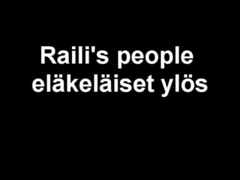 Raili's people eläkeläiset ylös