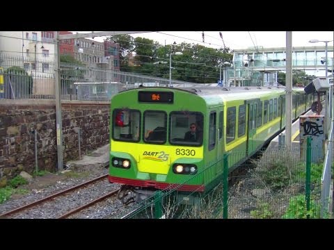 Dart Train number 8330 - Blackrock Station, Dublin