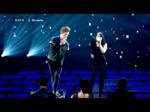 X-Factor 2010 DK finale - Tine / Erik Hasle - Hurtful