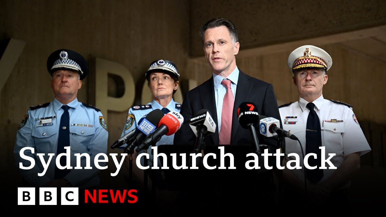 Sydney church stabbing was a 'terrorist attack', Australia police say | BBC News