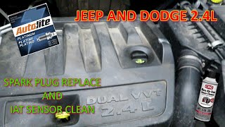 Replacing Spark Plugs & Cleaning Iat Sensor For Jeep Patriot And Dodge 2.4l | 2007-2017
