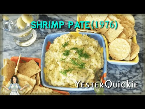 Shrimp Pate? Most Definitely! Perfect Cocktail Party Appetizer from the 1970s!