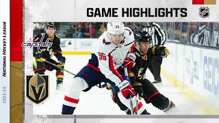 Capitals @ Golden Knights 1/21 | NHL Highlights 2023
