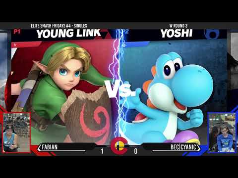 Elite Smash Friday #4 - Fabian (Link, Young Link) Vs. BEC|Cyanic (yoshi