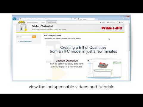 PriMus-IFC Tutorial - The PriMus-IFC Home page - ACCA software
