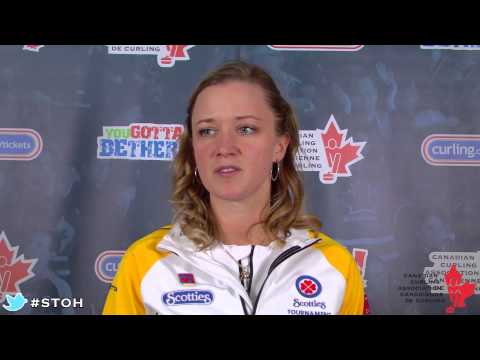 Media Scrum Draw 13 - 2014 Scotties Tournament of Hearts