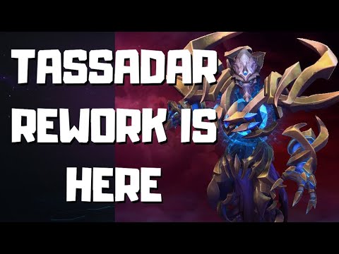 HOTS TASSADAR REWORK IS FINALLY HERE - a first look @ new tassadar with all his abilities & talents