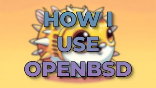 How I Setup OpenBSD As My Daily Driver