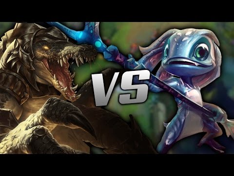 RENEKTON VS FIZZ! SUPER CLOSE 1V1! - League of Legends Gameplay