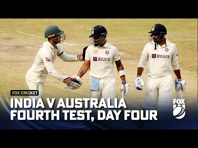 India vs Australia – 4th Test, Day Four, Match Highlights | Fox Cricket | 12/03/23