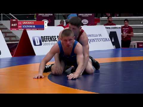 Repechage GR - 60 kg: V. SAVICKAS (LTU) v. M. SOLOVIAN (UKR)