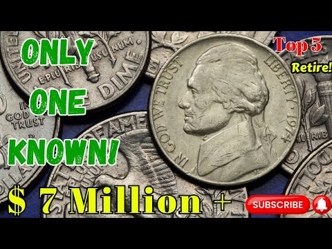 Top 10 Most Valuable Nickels in Circulation! Jefferson Nickel Coins That Could make you Rich!