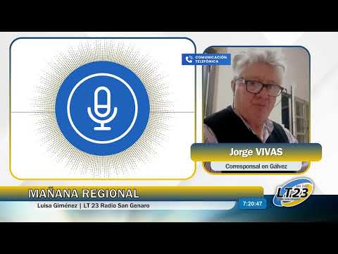 Corresponsal de Gálvez Jorge Vivas I Mañana Regional