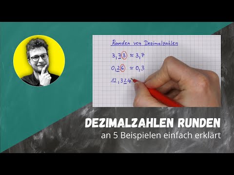 Dezimalzahlen runden - an 5 Beispielen einfach erklärt