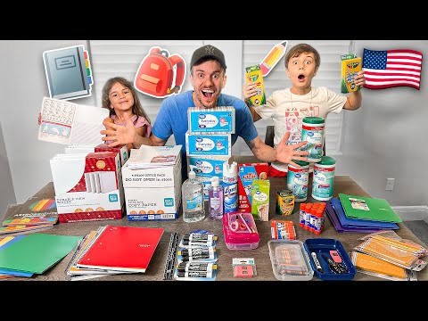 MATERIAL ESCOLAR PARA VOLTA ÀS AULAS NOS ESTADOS UNIDOS - Família Brancoala