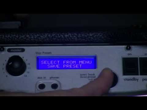 Peavey Vypyr® Pro 100: Part 4 - Main Edit Menu