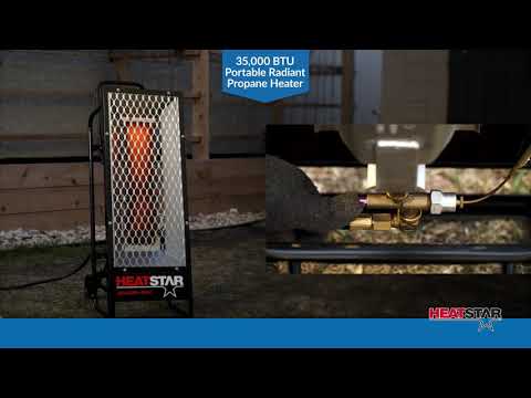 35,000 BTU Portable Radiant Propane Heater - 8944985