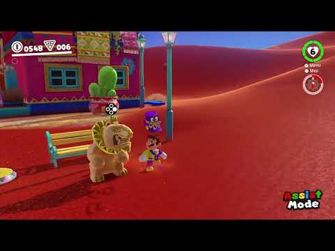 Super Mario Odyssey - Mario goes with a taxi (part 1) (Nintendo Switch)