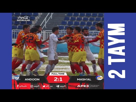 Coca Cola Superliga. 23-tur  ANDIJON — MASH'AL 2:1 2-taym