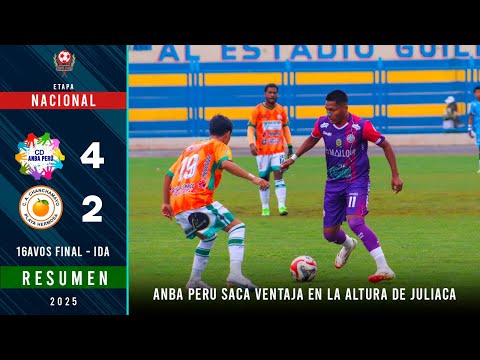 ANBA PERÚ vs ATLÉTICO CHANCHAMAYO (4-2) | RESUMEN - 16avos (IDA) Nacional | Copa Perú 2025